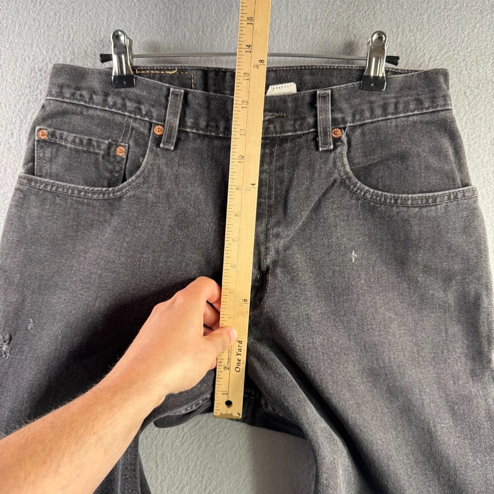 Vintage Levis Jeans Mens 32x34 (Fits 30x33 ) Black 560 Loose Tapered Y2K 2002